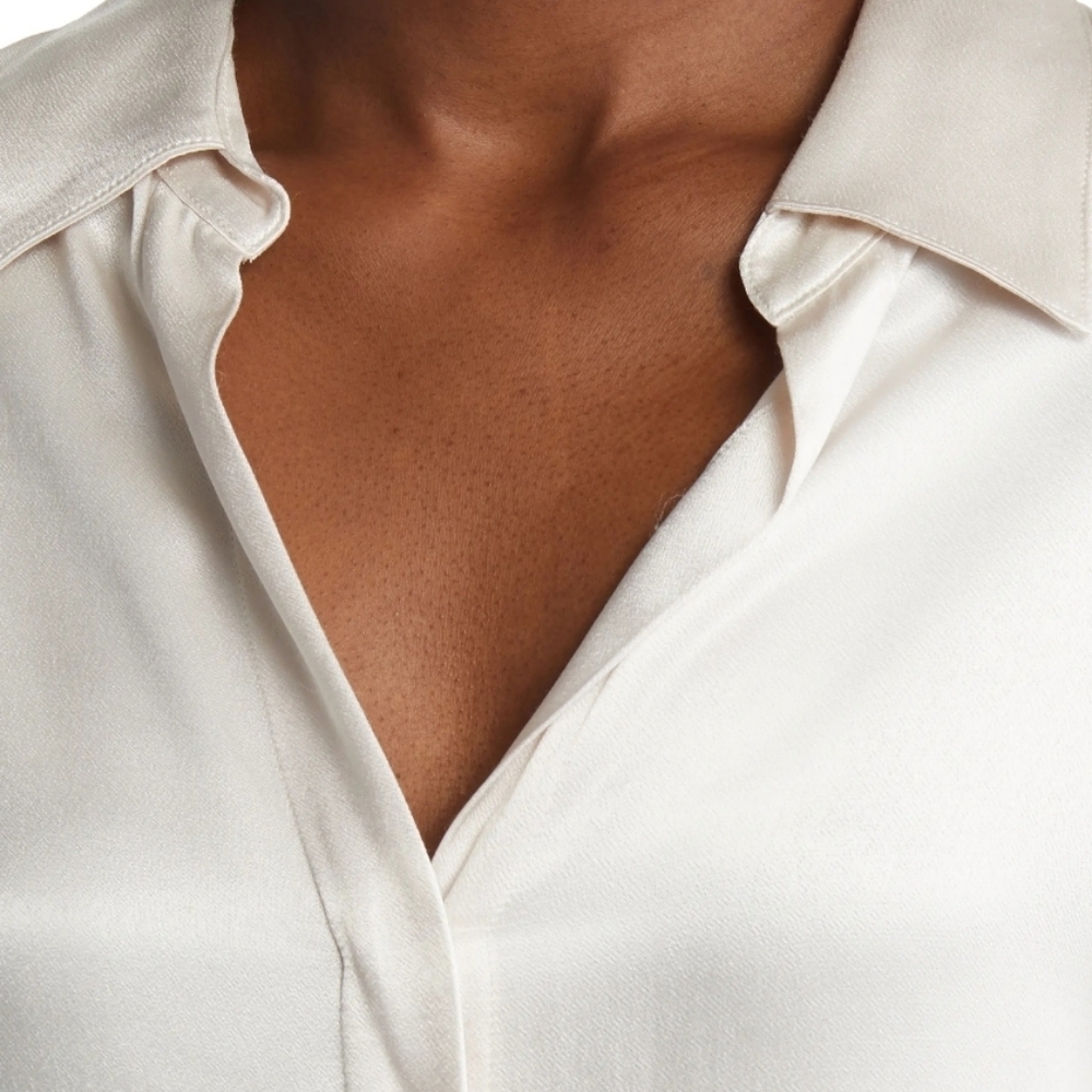 Rails Nisa‎ Satin Button-up Blouse - Picture 3 of 13